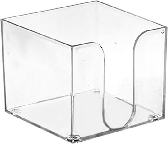 Plastic Paper Holder Transparent 1pcs 10x6.7x10.5cm