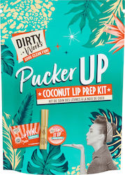 Dirty Works Pucker Up Coconut Lip Prep Hautpflegeset für Feuchtigkeitsspendend Dirty Works Pucker Up Coconut Lip Prep Hautpflegeset für Feuchtigkeitsspendend