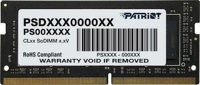 Patriot Signature 16GB DDR4 RAM mit Geschwindigkeit 2400 für Laptop