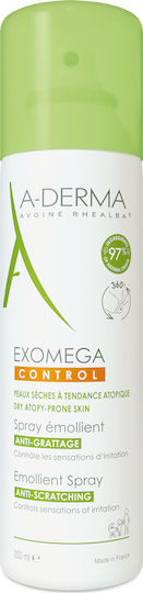 A-Derma Exomega Control Emolliente Spray Λοσιόν για Ατοπική Δερματίτιδα 200ml