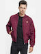 Urban Classics Herren Winter Jacke Bomber Burgundy