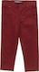 Alouette Kids Fabric Trousers Burgundy