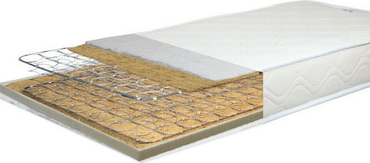Terzostrom Orthopedic Mattress Kids Bed Hermes with Coconut Fiber 70cmx170cmx14cm