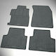 Cik Set of Front and Rear Mats 4pcs for Skoda Kodiaq 2016+ Black
