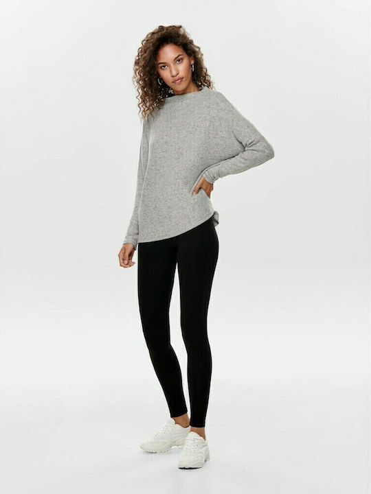 Frauen Lang Leggings Hochgeschnitten Schwarz