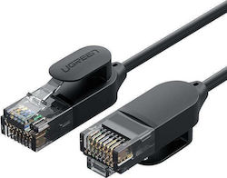 Ugreen U/UTP Cat.6a Καλώδιο Δικτύου Ethernet 1m Μαύρο
