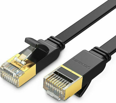 Ugreen Flache U/FTP (STP) Kat.7 Ethernet-Netzwerkkabel 8m Schwarz