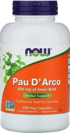 Now Foods Pau D' Arco 500mg 250 veg. caps