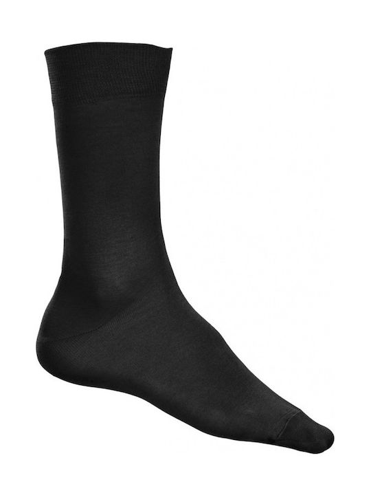 Lord Men's Solid Color Socks Black