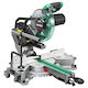 Hikoki Hikoki Kapp- und Gehrungssäge Radial Anzeige Laser C8FSHG Kapp- und Gehrungssäge Stromquelle 1100W Schiebesäge mit Schnittführung Laser & Scheibendurchmesser 216mm