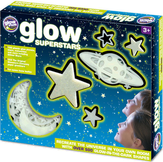 Brainstorm Kids Glow-in-the-Dark Wall Sticker Stars Superstars B8800