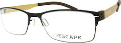 Escape Eyewear Rame Ochelari Metalice Negre SR1...