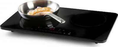 Domo DO333IP Induction Countertop Double Burner Black