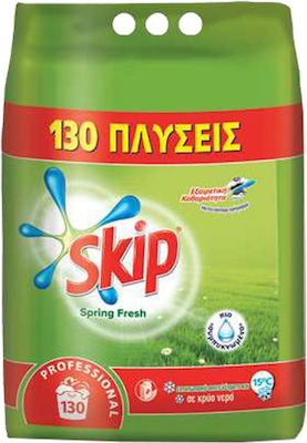 Skip Spring Fresh Απορρυπαντικό Ρούχων σε Σκόνη 130 Μεζούρες