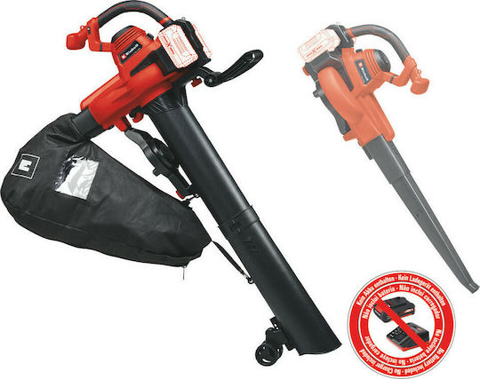 Einhell Wiederaufladbarer Φυσητήρας GE-CL 36/230 Li E-Solo Laubbläser / Sauger Handheld Akku 36V Solo mit Lautstärkeregelung & Maximaler Luftgeschwindigkeit 230km/h