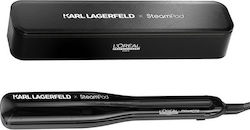 L'Oreal SteamPod by Karl Lagerfeld Επαγγελματική Πρέσα Μαλλιών με Ατμό Limited Edition & Θήκη Μεταφοράς