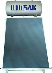 ILIOsak Alu80 Ηλιακός Θερμοσίφωνας 200lt/2.5m² Glass Διπλής Ενέργειας με Επιλεκτικό Συλλέκτη