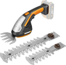 Worx Battery Shear WG801E.9 Hedge Trimmer Battery 20V with Blade 20cm WG801E.9