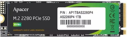 Apacer AS2280P4 SSD 1TB M.2 mit PCI Express 3.0 Schnittstelle