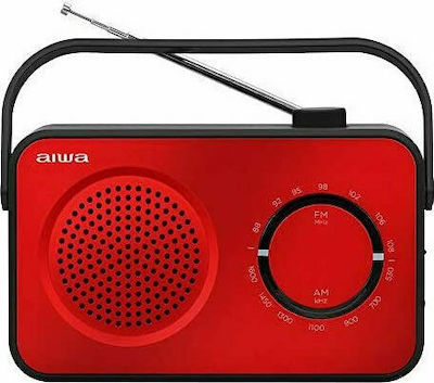 Aiwa R-190RD Portable Radio Electric / Battery Red