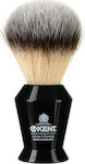 Kent Infinity 4 Plus Shaving Brush with Synthetic Hair Bristles Black