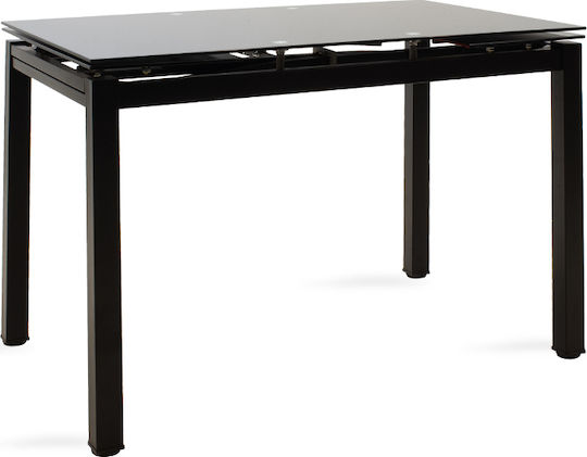 Finn Κουζίνας Επεκτεινόμενο Μαύρο 110+60x70x75εκ. Finn Κουζίνας Επεκτεινόμενο Μαύρο 110+60x70x75εκ.