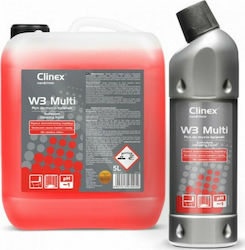 Clinex Επαγγελματικό W3 Multi Παχύρρευστο Υγρό Καθαριστικό Λεκάνης 1lt