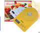 SCA-301 Ψηφιακή Ζυγαριά Κουζίνας έως 7kg Yellow