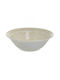 Click Porcelain Salad Bowl Yellow-Orange, White-Ivory 20x20x8cm