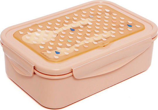 Petit Monkey Пластмасов Детски Комплект За Хранене Оранжев 21 x 14.5 x 6.5см