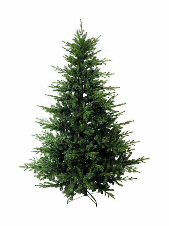 Kinley Christmas Green Tree with Metallic Base and Built in Branches H240cm