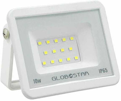 GloboStar Phoenix Στεγανός Προβολέας LED 10W Ψυχρό Λευκό 6000K IP65