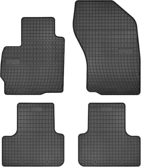 Frogum Σετ Μπροστινά και Πίσω Πατάκια 4τμχ για Peugeot 4008 Mitsubishi Asx Citroen C4 Aircross Μαύρα