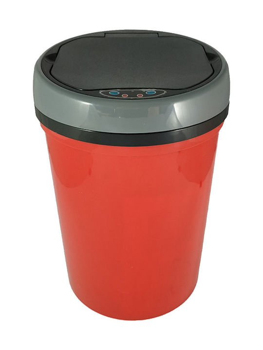Ecosales Plastic Waste Bin Red 9L