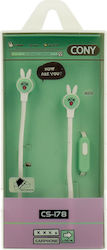 CS-178 In-ear Handsfree with 3.5mm Connector Green