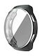 Electroplated Силиконов Калъф със Стъкло в Черен цвят за Huawei Watch GT 2e - Часовник Huawei GT 2e