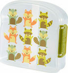 Sugar Booger Kids Lunch Plastic Box Multicolour L12.7xW12.7xH4.5cm