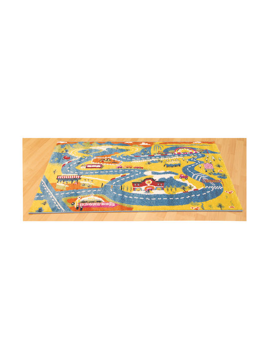 Isexan Kids Synthetic Rug 1211 Road 80x150cm Carousel