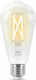 WiZ Smart Λάμπα LED 6.7W για Ντουί E27 και Σχήμα ST64 Ρυθμιζόμενο Λευκό 806lm Dimmable