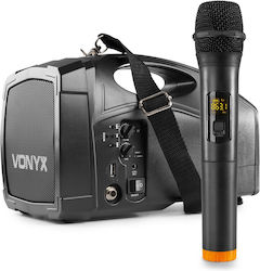 Vonyx Karaoke System with a Wireless Microphone ST-014 178.866 in Black Color