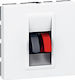 Legrand Mosaic Steckdose Redner 2 Elemente in Weiß Farbe 078751