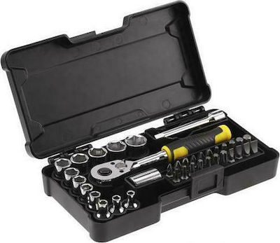 Stanley Set Ratchet 1\4" 37pcs