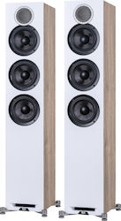 Elac DFR52 DFR52 Paar Hi-Fi Lautsprecher Boden 140W 3 Anzahl von Fahrern B18.4xT24.1xH101.5cm. Weiß