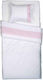 Viopros Duvet Crib Cotton Ρόμπιν Pink 120x160cm 648611