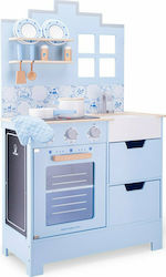 New Classic Toys Kids Kitchen Delft made of Wood for 3+ Years Old 103 cm.