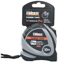 Finder Tape Measure with Auto-Rewind and Magnet 25mm x 10m