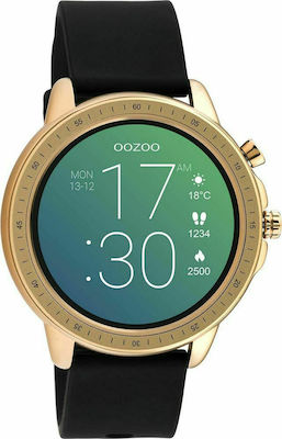 Oozoo Q00303 45mm Smartwatch with Heart Rate Monitor (Rose Gold)