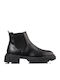 Envie Shoes Leather Women's Chelsea Boots Black