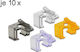 DeLock RJ45 Clip 40τμχ 86422