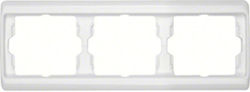Hager Arsys Schalterrahmen 3-fach Horizontale M...